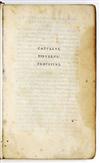 ALDINE PRESS CATULLUS; TIBULLUS; and PROPERTIUS. [Carmina.] 1502. In contemporary Italian gilt-tooled morocco.